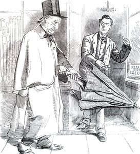 Joseph Chamberlain et William Ewart Gladstone. - Unbekannt