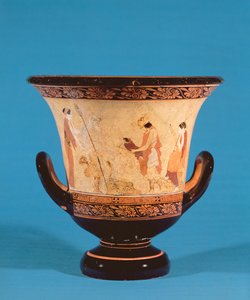 Kalyx krater représentant Hermès livrant l