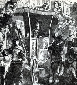 Le roi Charles I hué par la foule après la tentative échouée d