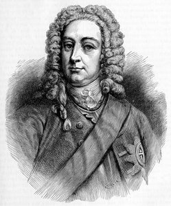 Roi George II - Portrait - Unbekannter Künstler