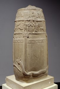 Kudurru, charte kassite pour la concession de terres, inachevée, vers 1200 av. J.-C. (calcaire) - Unbekannt
