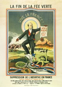 La fin de la fée verte, lithographie lors de l