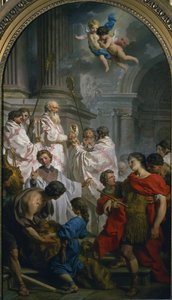 La messe du rite grec de saint Basile de Césarée ou Basile le grand (330-379), et évanouissement de l