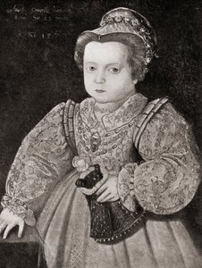 Lady Arbella Stuart enfant, de The Girl Through the Ages, publié en 1933 - Unbekannt