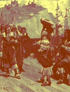 Débarquement de Charles II à Douvres - Unbekannter Künstler