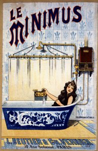 Le minimus Salle de bain, vers 1900 - Unbekannter Künstler