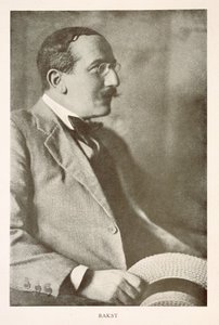 Leon Bakst (1866-1924), peintre russe, photographie de portrait (photo n/b) - Unbekannt