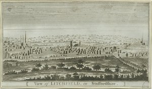 Lichfield - Vue Sud-Ouest