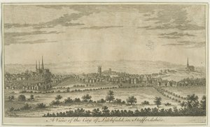 Lichfield - Vue Sud-Ouest