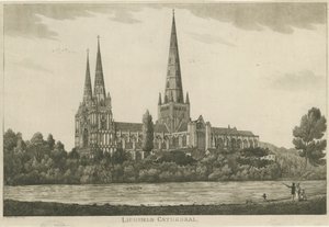 Cathédrale de Lichfield - Vue Sud - Unbekannt