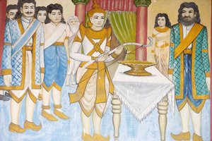 Vie du Bouddha. Le prince Siddhartha Gautama est devenu un champion de l