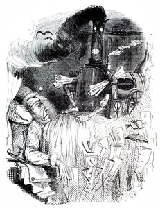 Le cauchemar ferroviaire de Lord Brougham - Unbekannter Künstler