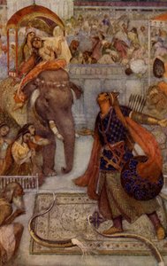 Seigneur Rama brisant l