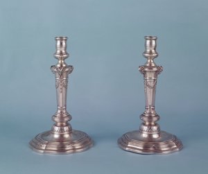 Chandeliers en argent Louis XV - Unbekannt