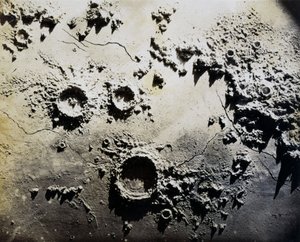 Cratères lunaires - Unbekannter Künstler