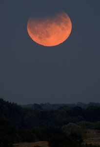 Éclipse lunaire, Royaume-Uni, 7 septembre 2006