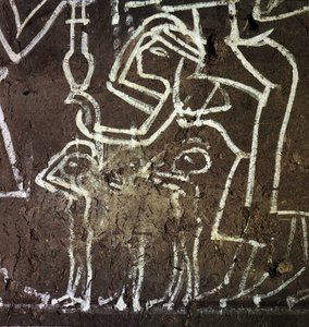 Louxor Thèbes : Deir el Medineh, Nécropole des artisans (détail)