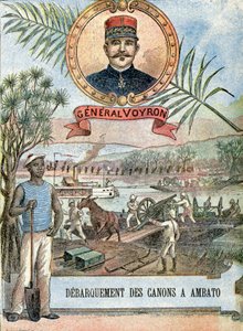 Guerre de Madagascar, Général Voyron - Unbekannter Künstler