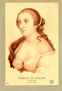 Madame de Lafayette - Unbekannter Künstler