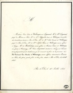 Madame veuve Léon de Widranges - Unbekannter Künstler