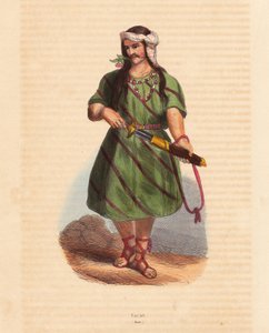 Homme de la tribu Karen (Karene ou Karyang) (Birmanie, Myanmar) - Homme de la tribu Karen (Karian) du sud de la Birmanie - Unbekannter Künstler