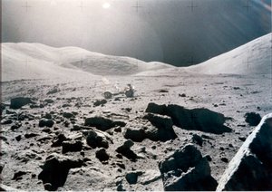 Vol spatial habité, USA, Apollo 15 vue panoramique de la surface lunaire, Apollo 15 - Unbekannt