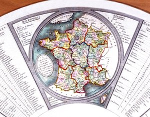 Carte de France - Unbekannter Künstler