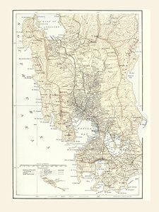 Carte de Manille, Philippines et le siège de la guerre pendant la guerre hispano-américaine de 1898 - Unbekannt
