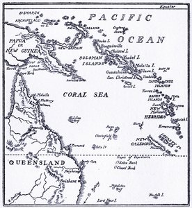 Carte de Mélanésie - Unbekannt