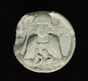 Médaillon avec Christ, c.1200-1400