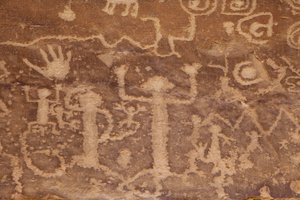 Mesa Verde, pétroglyphes américains Anasazi ou Pueblo ancestral - William M. Timlin