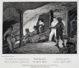 Mine de sel : visiteurs s