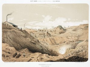Exploitation minière, minerais métalliques Mine de zinc, Moresnet neutre - Unbekannt