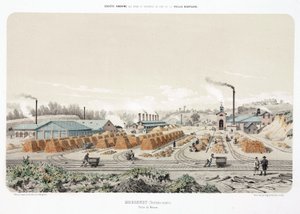 Exploitation minière, minerais métalliques (Minerai de zinc, Moresnet neutre) - Unbekannt
