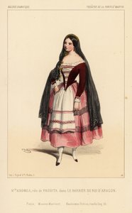 Mlle Andrea et Paghita dans "Le Barbier du Roi d