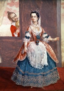 Mademoiselle Contat en Suzanne dans Le Mariage de Figaro, début du 19e siècle - Unbekannter Künstler