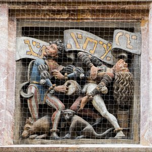 Moriskentänzer, relief sur l