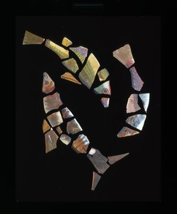 Fragments de carreaux de mosaïque de poisson, c.1er siècle av. J.-C. - 1er siècle apr. J.-C. - Unbekannt