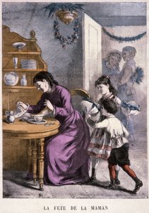 Fête des Mères, vers 1870-1880 - Unbekannter Künstler