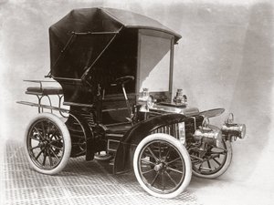 Voiture sur le stand de C S Rolls & Co, Agricultural Hall, Londres - Unbekannt