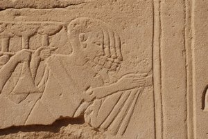 Têtes multiples, Karnak, Louxor, Égypte (photo) - Unbekannt