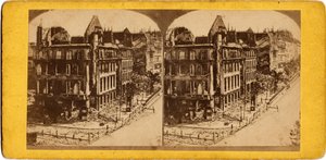 Commune de Paris (1871) : vue de Paris en ruines - Unbekannt
