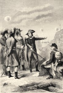 Napoléon au siège de Toulon, France en 1793 (gravure) - Unbekannter Künstler