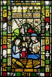 Nativité, anglais, début du 14ème siècle (vitrail) (détail) - Unbekannt