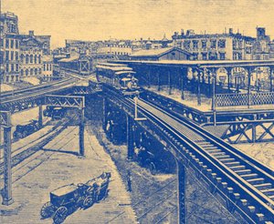 Métro de New York - Unbekannter Künstler