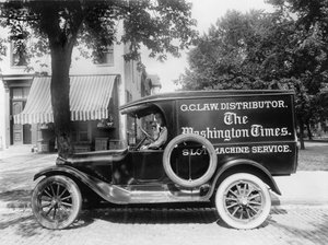Camion de journaux, États-Unis, c.1919 - Unbekannt