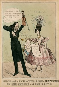Niccolo Paganini - portrait - Unbekannt