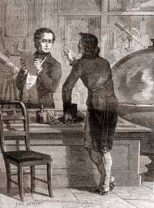 Nicéphore Niépce, encore inconnu et pauvre, dans la boutique d