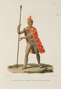 Officier du roi en tenue de cérémonie complète, Îles Sandwich - Unbekannter Künstler