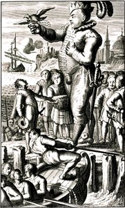 Pantagruel envoie des nouvelles à Gargantua par pigeon voyageur (Rabelais) - Alec Hunter
